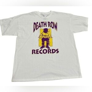 NWT Death Row Records Colorful Core Chair Logo Tee